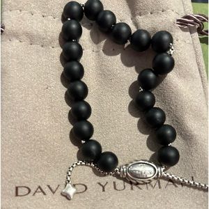 David Yurman Black Onx Matte Spiritual Bead Bracelet